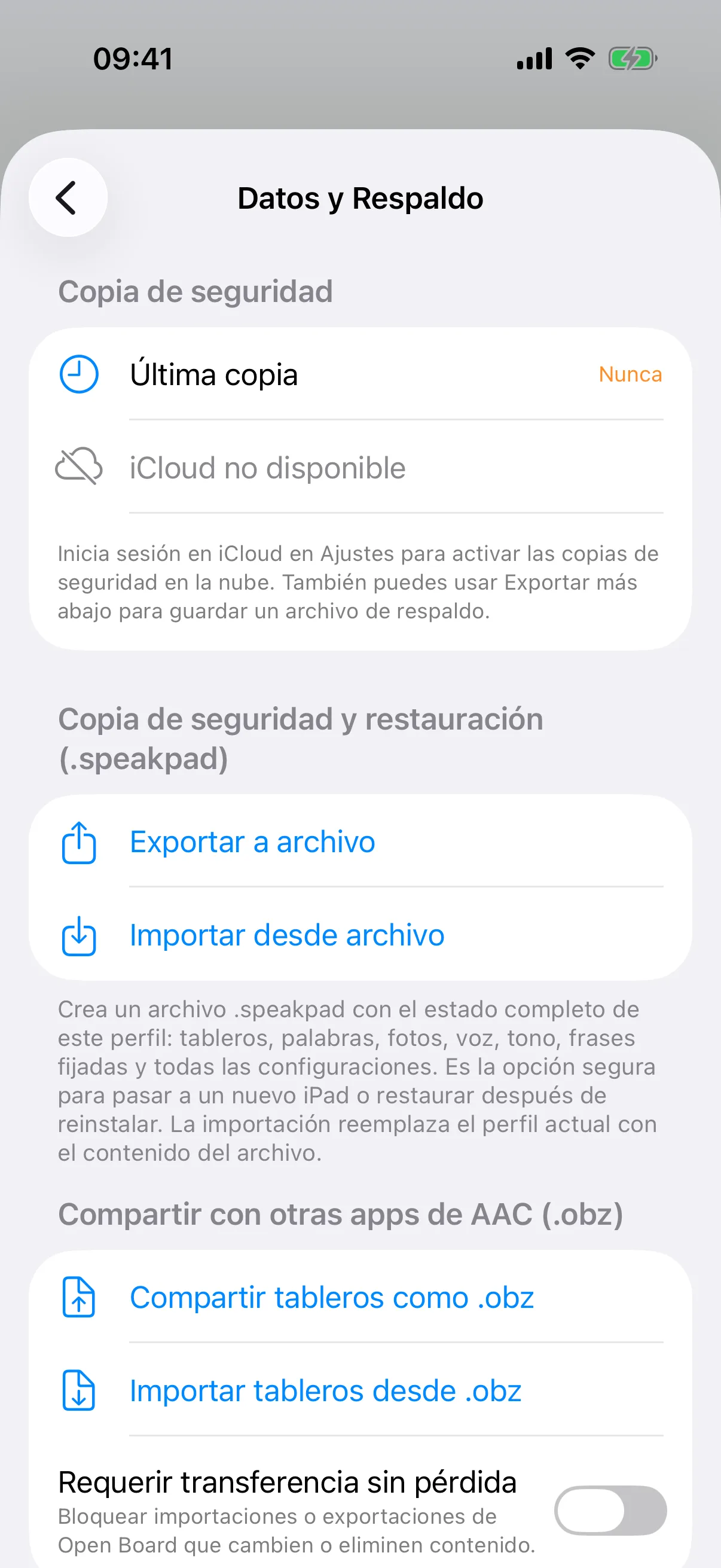 Copia de seguridad bajo demanda