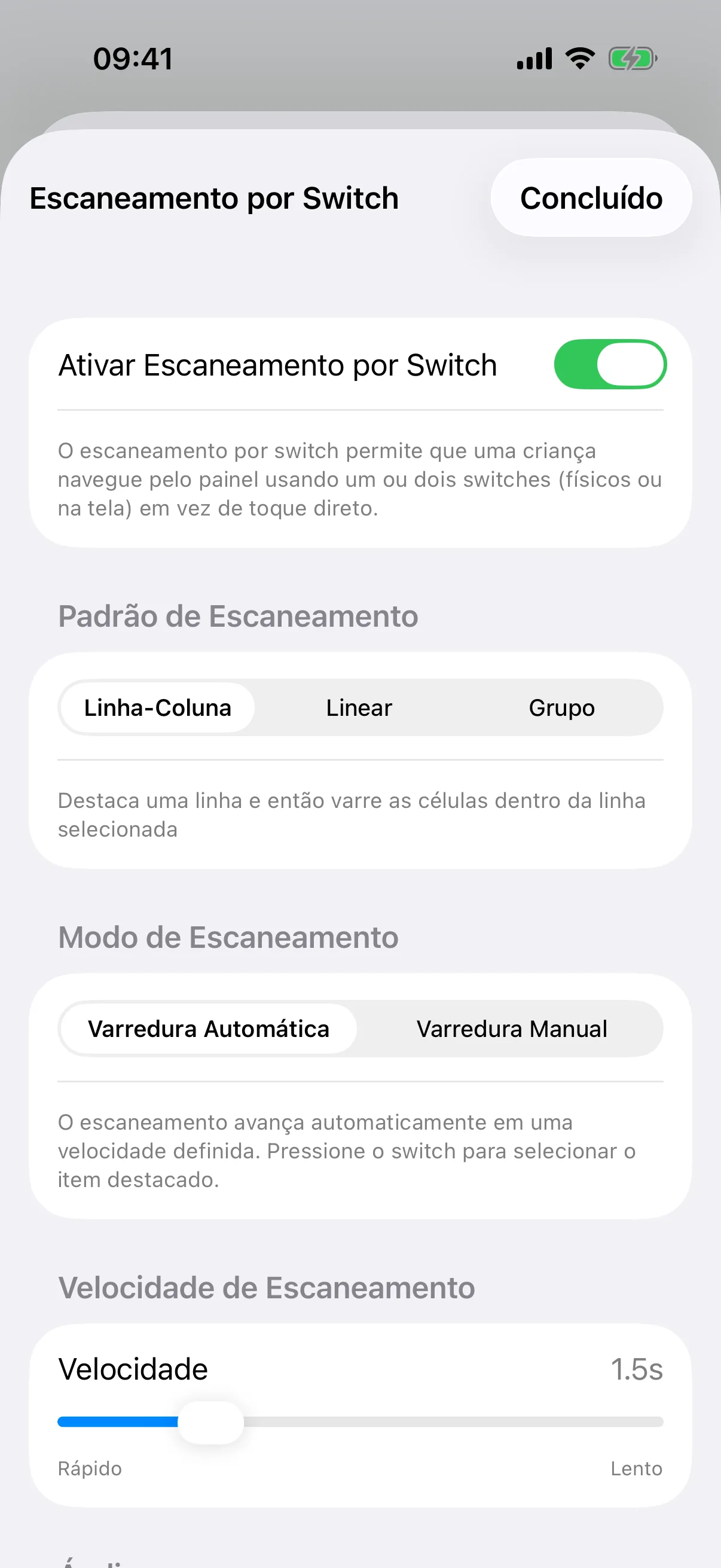 Configuração do Escaneamento por Switch